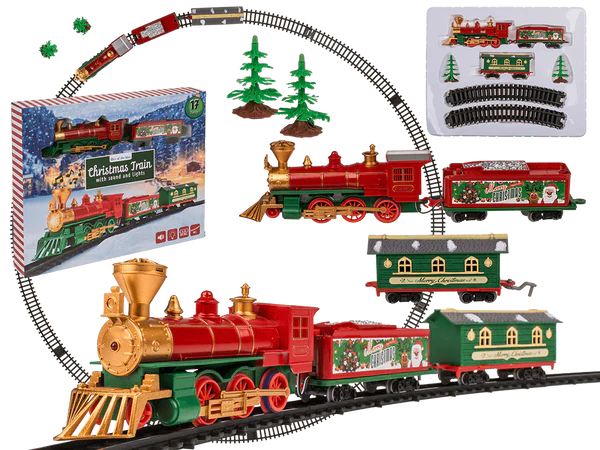 Weihnachtseisenbahn, inkl. Schienenkreis,