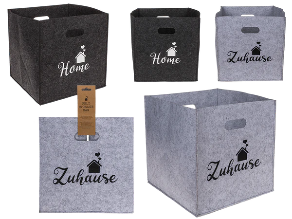 Filz-Aufbewahrungsbox, Home/Zuhause,