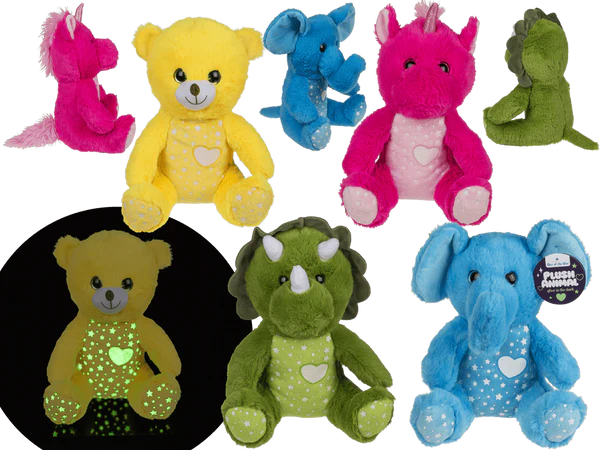 Plüsch-Tiere, Glow in the Dark, Herz