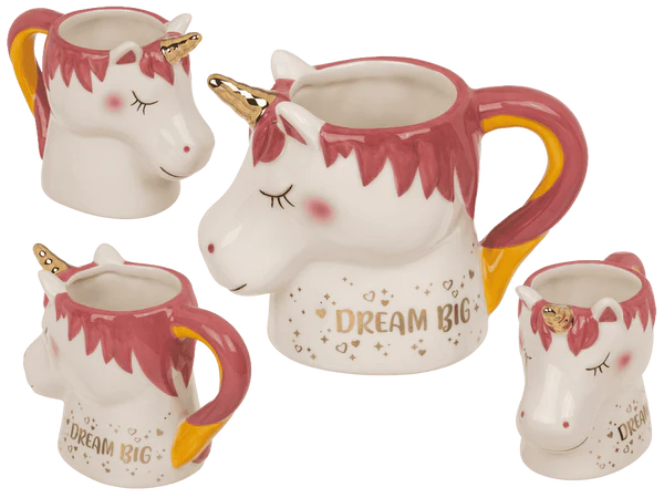 [OOTB-78/8410] Becher, Einhorn, Dream Big, 15 x 11 cm,
