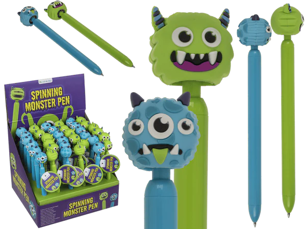 Kugelschreiber, Monster, mit drehendem Topper,