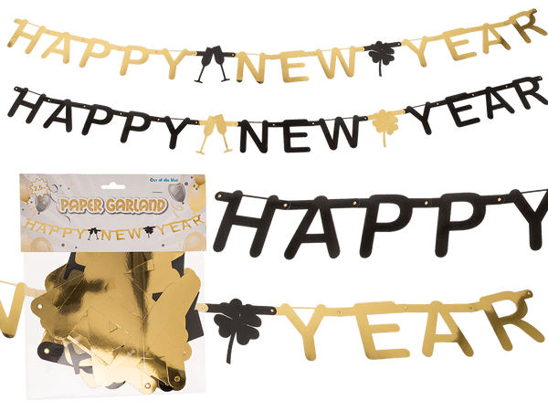 [OOTB-181194] Papier-Girlande, Happy New Year,