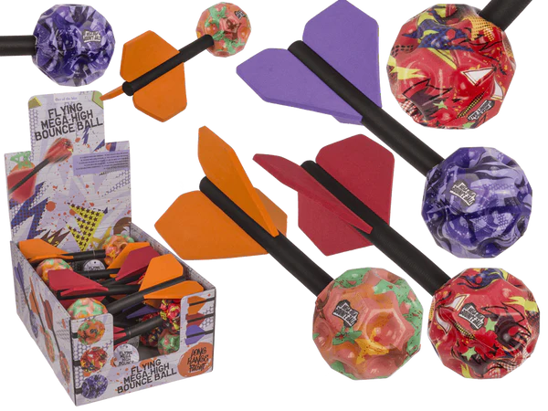 [OOTB-12/0845] Fliegender Mega-High Springball, 7 x 20 cm,