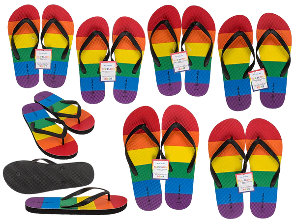Flip Flops Set, Rainbow, Pride