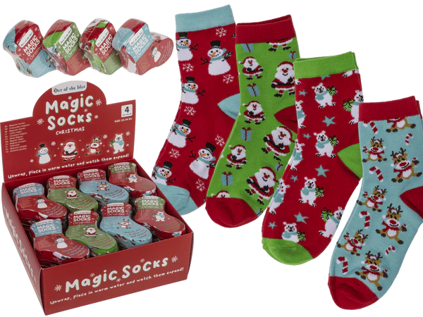 [OOTB-99/4013] Magische Kindersocken, Weihnachten, 1 Paar,