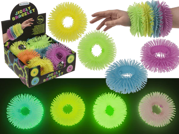 [OOTB-59/2240] Jiggly-Armband, Glow in the Dark,