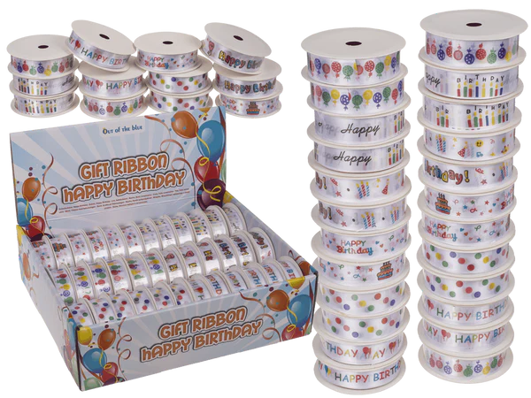[OOTB-180498] Schleifenband, Happy Birthday,
