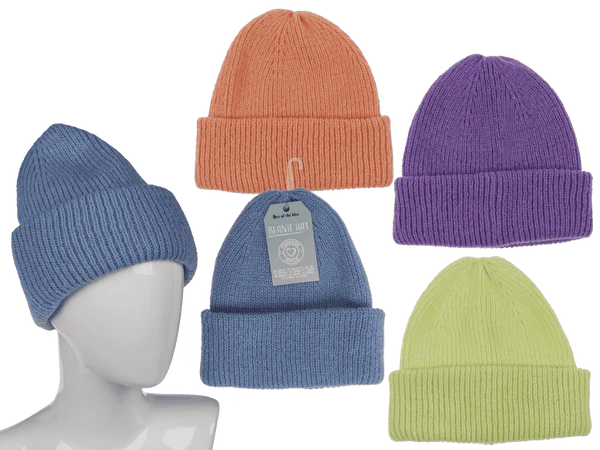 [OOTB-02/3130] Winter-Mütze, Beanie, Colourful, Rippenmuster,