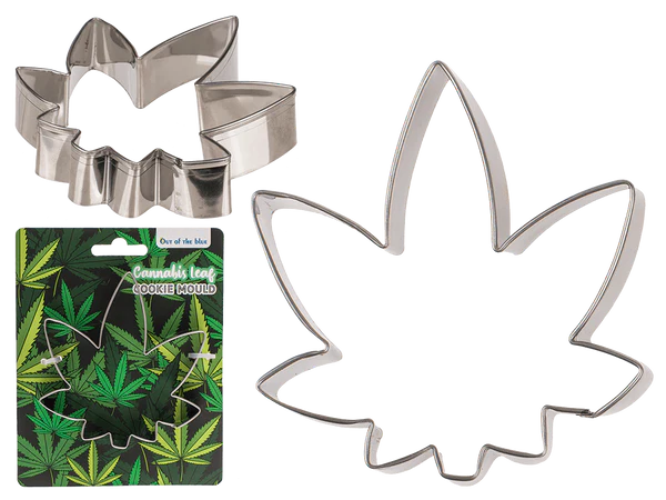 [OOTB-79/5169] Metall-Ausstechform, Cannabis,
