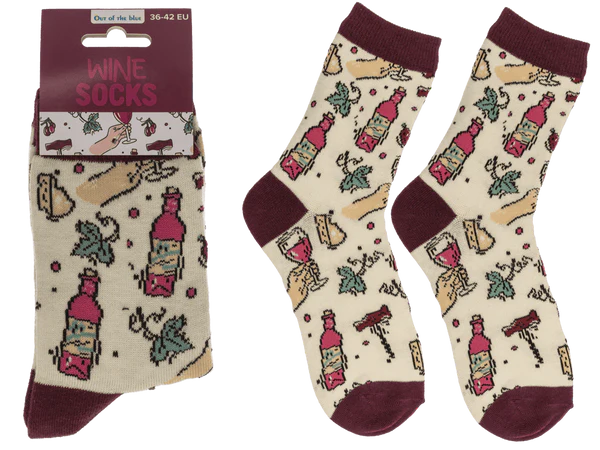 Socken, Wein, Größe 36-42,