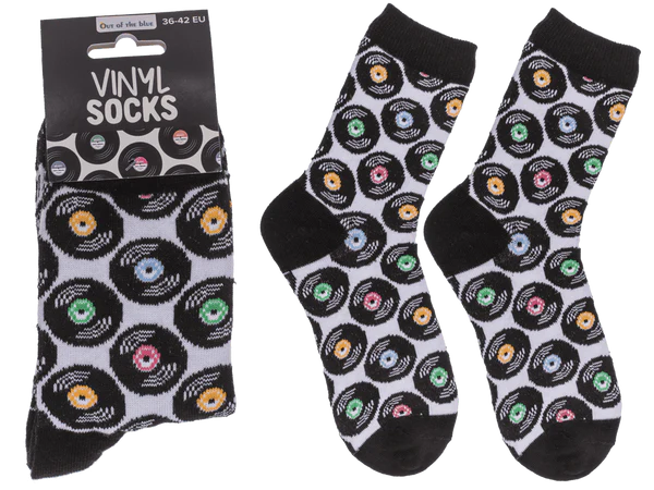 Socken, Vinyl, Größe 36-42,