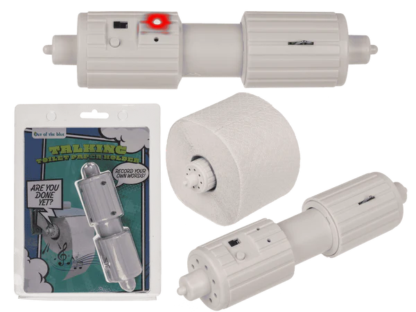 [OOTB-63/3955] Sprechender Toilettenpapierhalter, 3,5 x 16 cm,