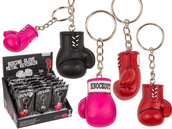 Metall-Schlüsselanhänger, Boxhandschuh,