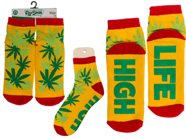 Socken, mit ABS-Sohle, High Life, Einheitsgröße,