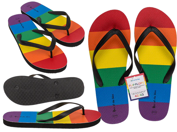 Flip Flops, Rainbow, Pride, Größe 42/43