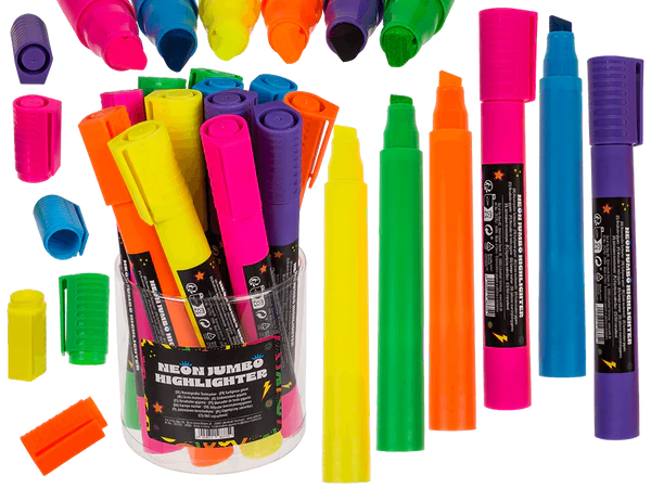 Jumbo Textmarker, Neon,