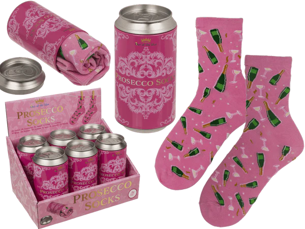 Socken, Prosecco, Einheitsgröße,
