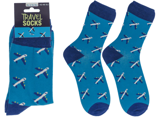 Socken, Flugzeug/Reise, Größe 42-46,