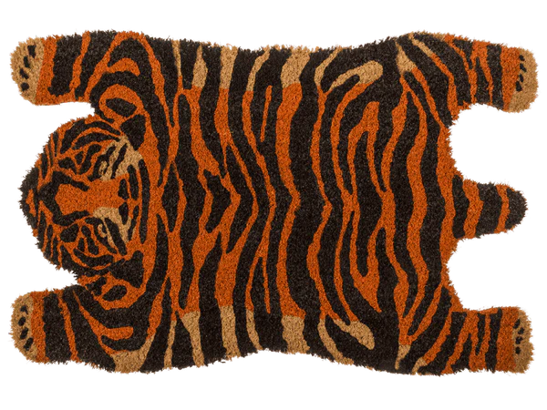 Fußmatte in Tierform, Tiger, 60 x 40 cm,