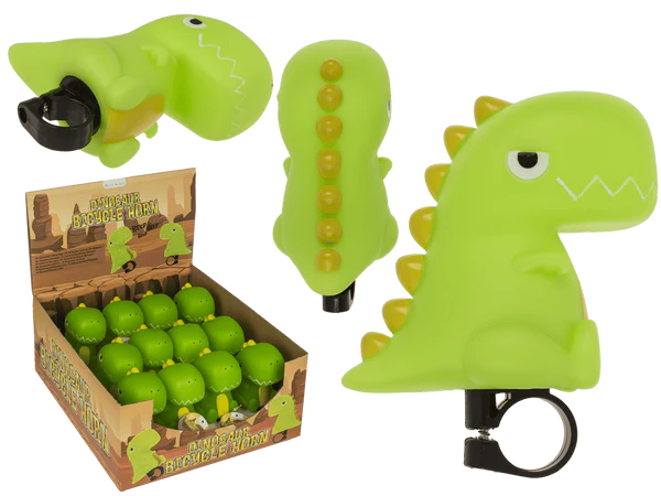 Fahrrad-Hupe, Dinosaurier, 11,5 cm,