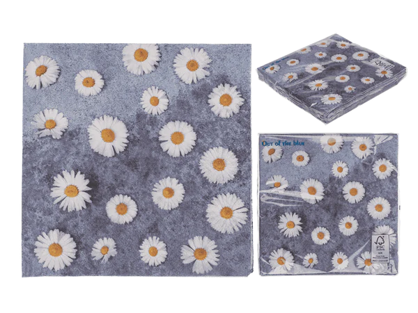 [OOTB-145322] Papier-Servietten, Daisy Flowers,