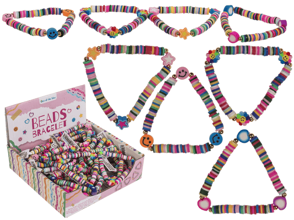 Perlen Armband, Happy,