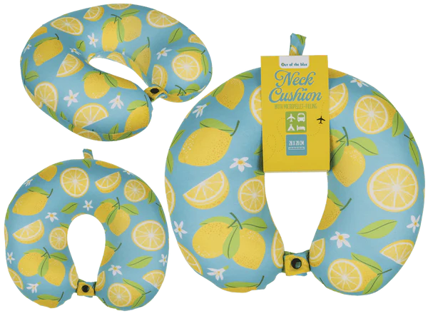 Nackenkissen mit Micropellet-Füllung, Lemons,