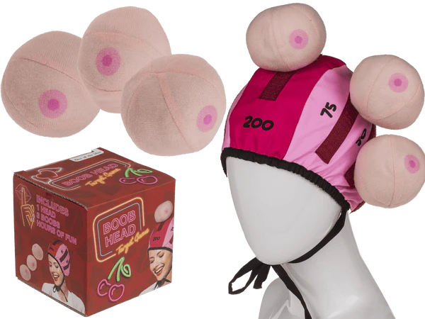 Boob Head Game, mit 1 Hut und 3 Brüsten/Bällen,