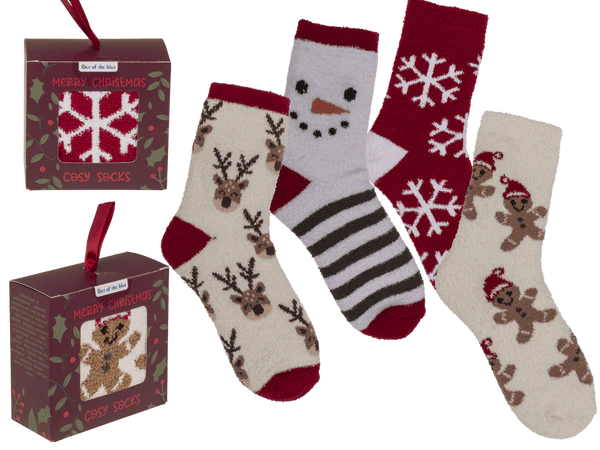 [OOTB-99/4015] Kuschelsocken, X-MAS, Einheitsgröße 36-42,