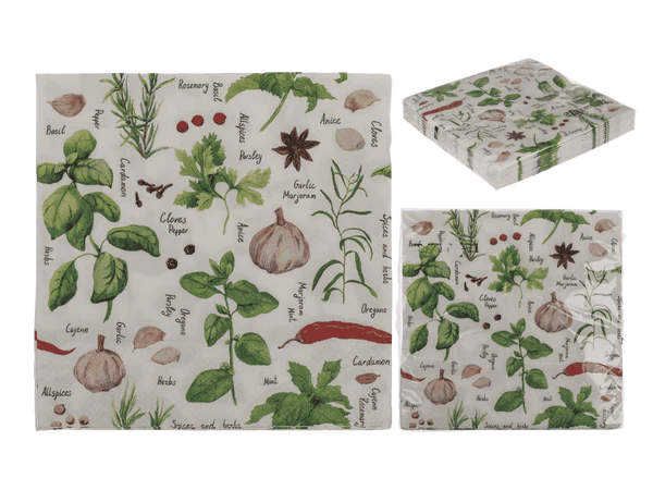 [OOTB-145319] Papier-Servietten, Herbs & Spices,