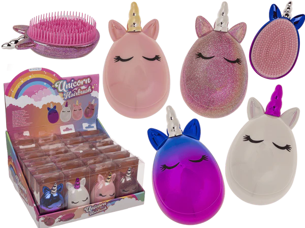 Striegel-Haarbürste, Einhorn,