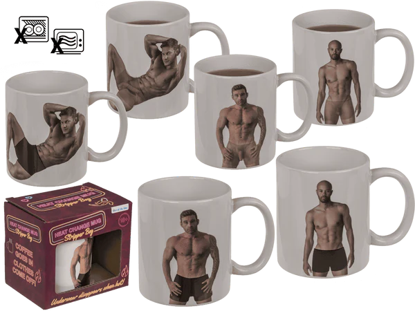 Becher, Stripper Boy, nackt,