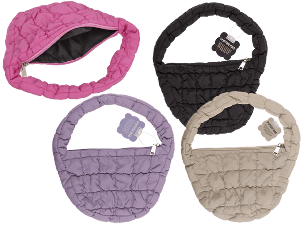 [OOTB-02/5078] Gesteppte Handtasche, Puffer Bag, 28 x 21 cm,
