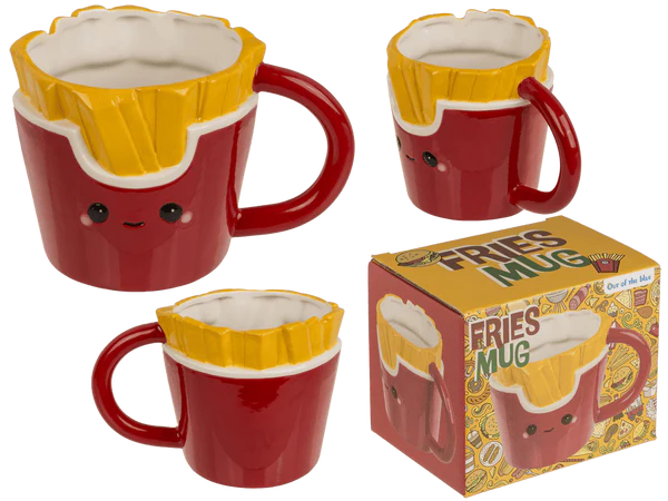 Becher, Kawaii Fries, aus Dolomit,