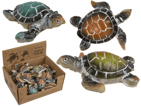 [OOTB-830477] Polyresin-Dekofigur, Schildkröte, 5,5  x 2 cm,