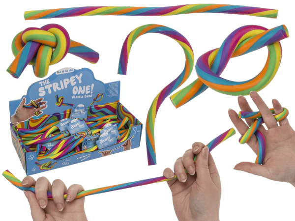 Stretch-Schnur, Regenbogen, 30 cm,