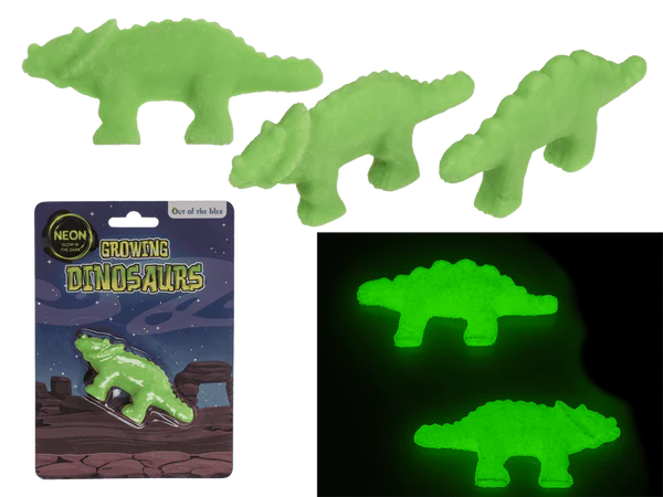 Wachsender Dinosaurier, Glow in the Dark,
