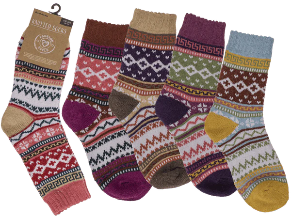 [OOTB-02/3135] Damen-Stricksocken, Colorful,