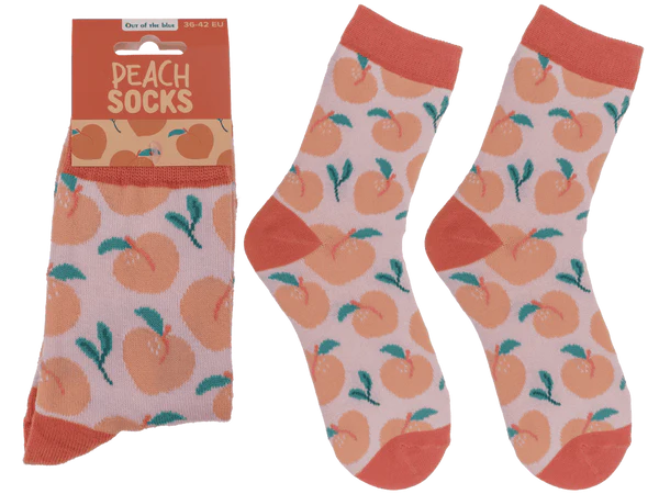 Socken, Pfirsich, Größe 36-42,