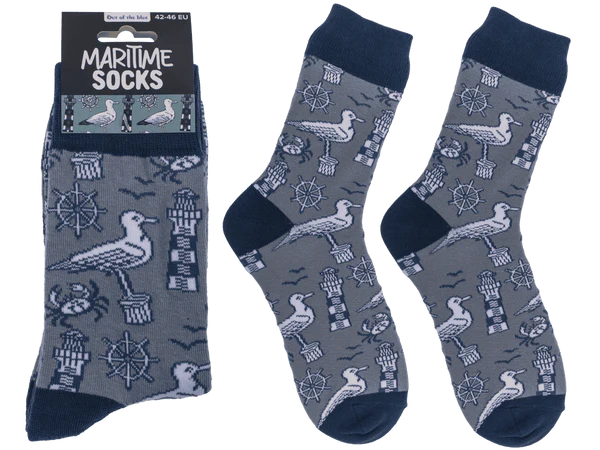 Socken, Maritim, Größe 42-46,