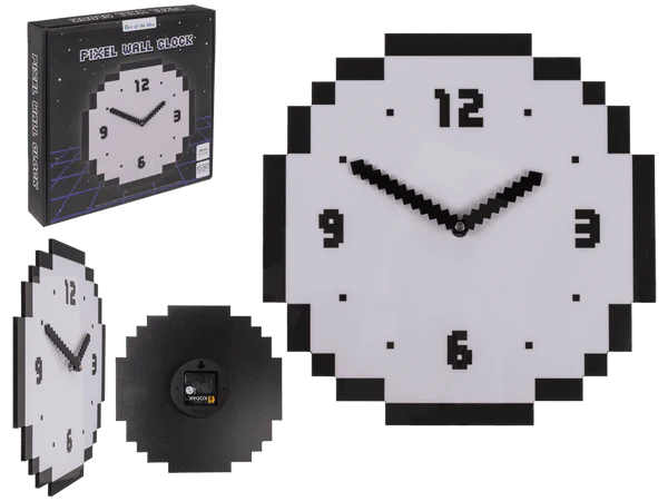 [OOTB-79/3311] Wanduhr, Pixel, 30 x 30 cm,