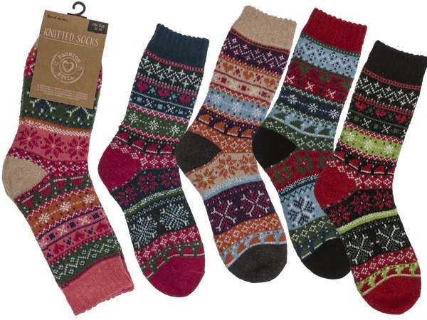 [OOTB-02/3170] Damen-Stricksocken, Winter,