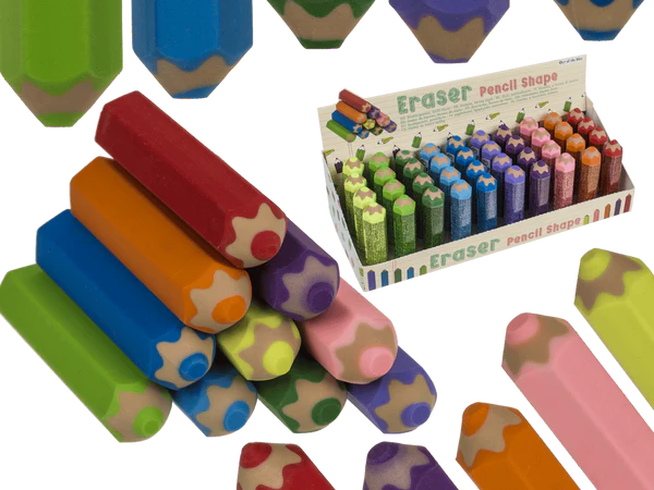 [OOTB-29/2776] Radiergummi, Bleistift-Form, 6,6 cm,