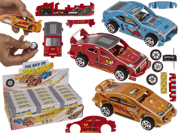 [OOTB-59/2260] DIY Rückzug-Rennwagen-Bausatz,