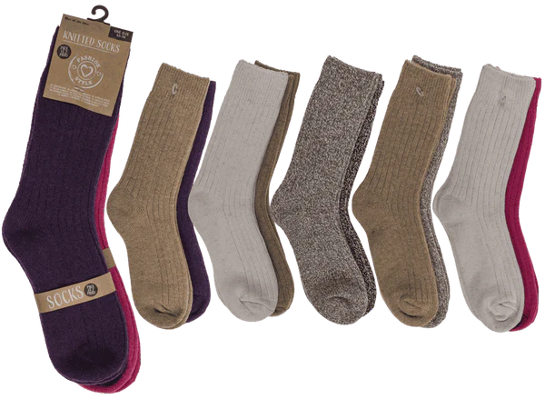 [OOTB-02/3167] Damen-Stricksocken, Uni,