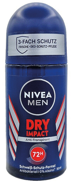 [WERM-143] Nivea Deoroller 50ml for Men Dry Impact