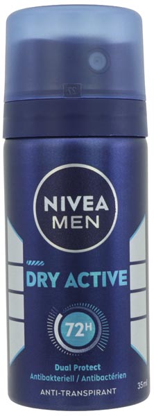 [WERM-50023] Nivea Deospray 35ml Dry Active for Men