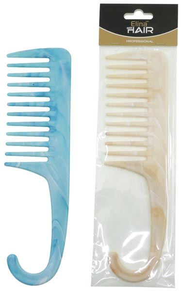 Duschkamm 23cm 2-farbig sort. beige, blau
