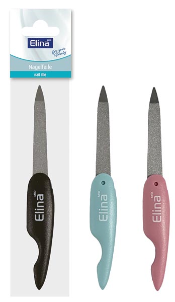 Nagelfeile Elina klappbar 13,5cm in Cellobeutel