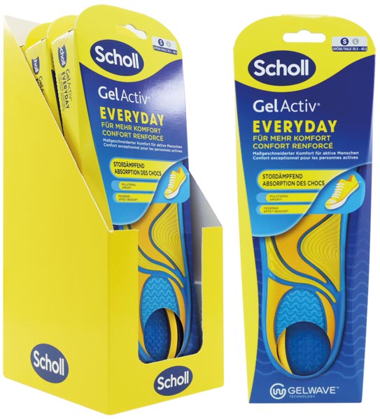 Scholl Einlegesohle GelActiv Everyday Größe S